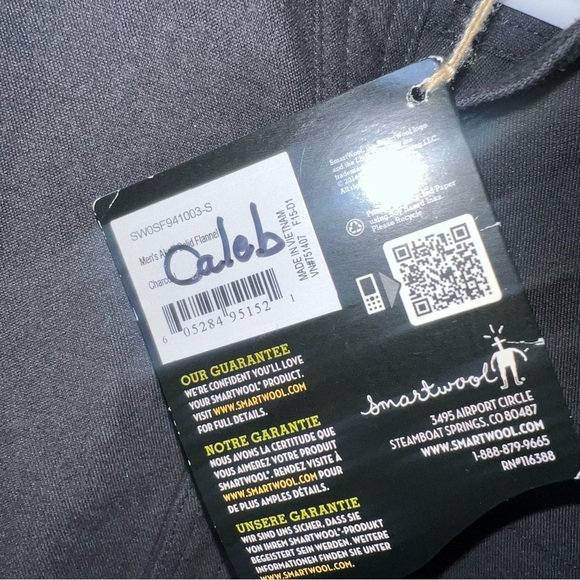 Smartwool Akalii Solid Flannel Shirt Mens Small Gray - Picture 4 of 6